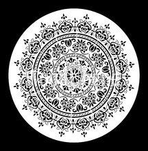 WOODU MANDALA STENCIL